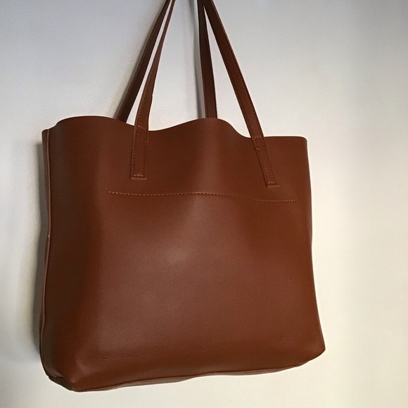 Henny & Lev Tote Bag in Cognac - Picture 3 of 7